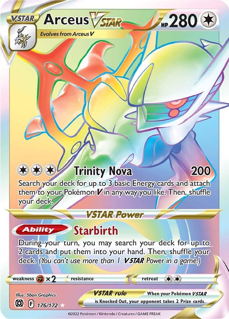 Arceus VSTAR 176/172 - Brilliant Stars - English