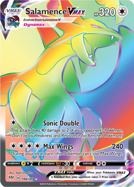 Salamence VMAX 194/189 - Darness Ablaze - English