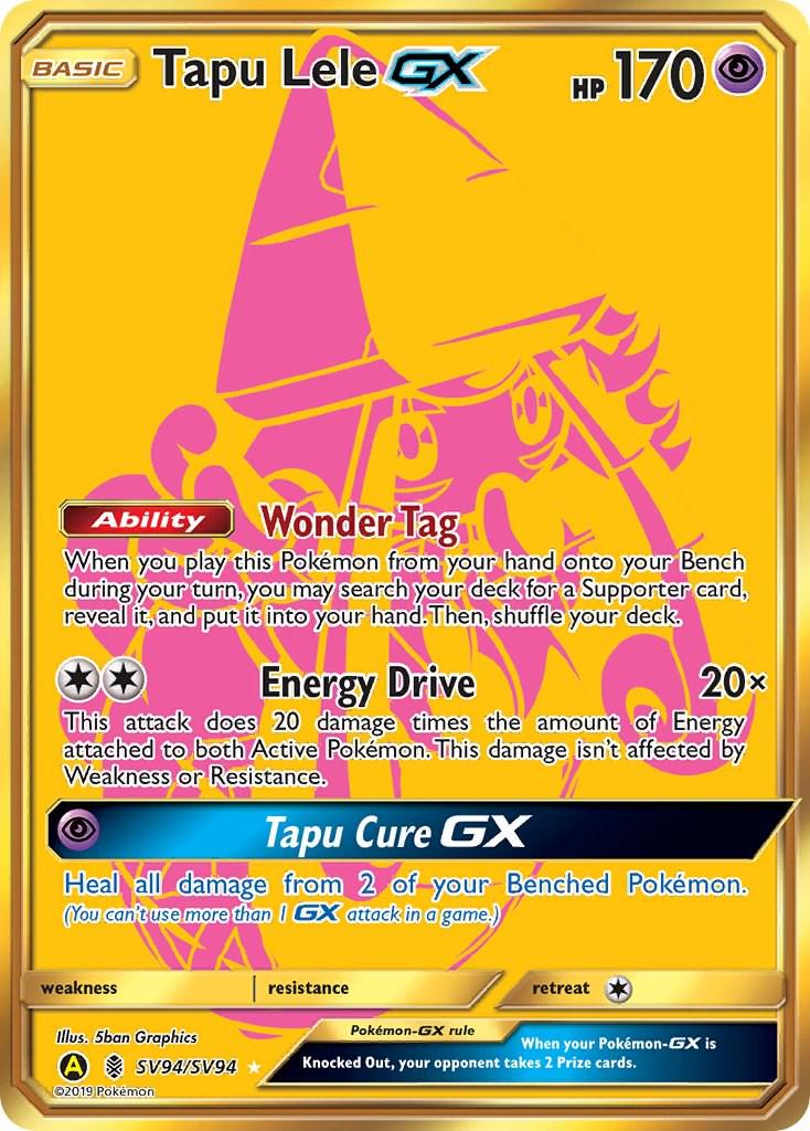 Tapu Lele GX SV94/SV94 - Hidden Fates - English