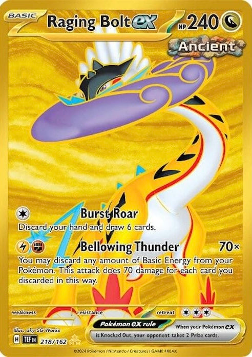 Raging Bolt EX 218/162 - Temporal Forces - English