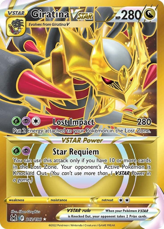 Giratina VSTAR 212/196 - Lost Origin - English