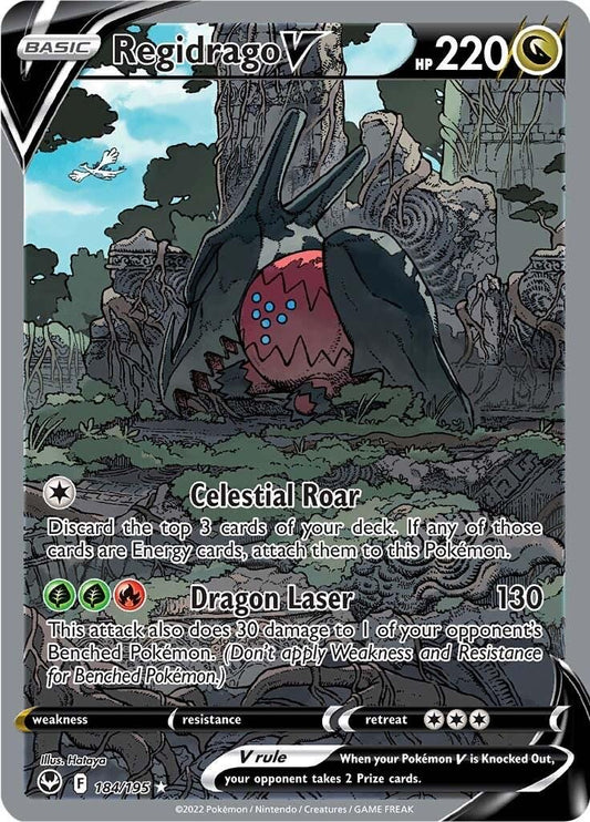 Regidrago V 184/195 - Silver Tempest - English